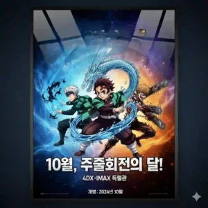 극장판 10월 애니메이션 주술회전,체인소맨 레제편 등 예약하러 가기 2 주술회전 일본애니메이션 예약하러가기
