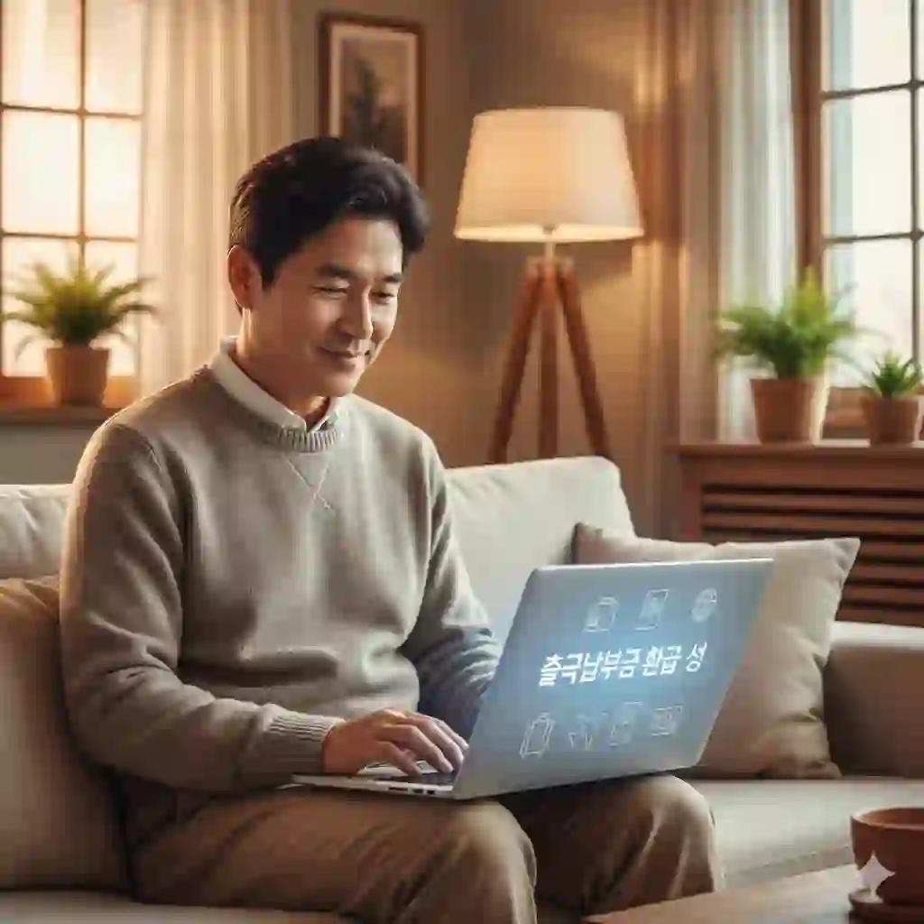 출국납부금환급서비