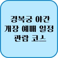  경복궁 야간 개장