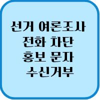 선거 여론조사 